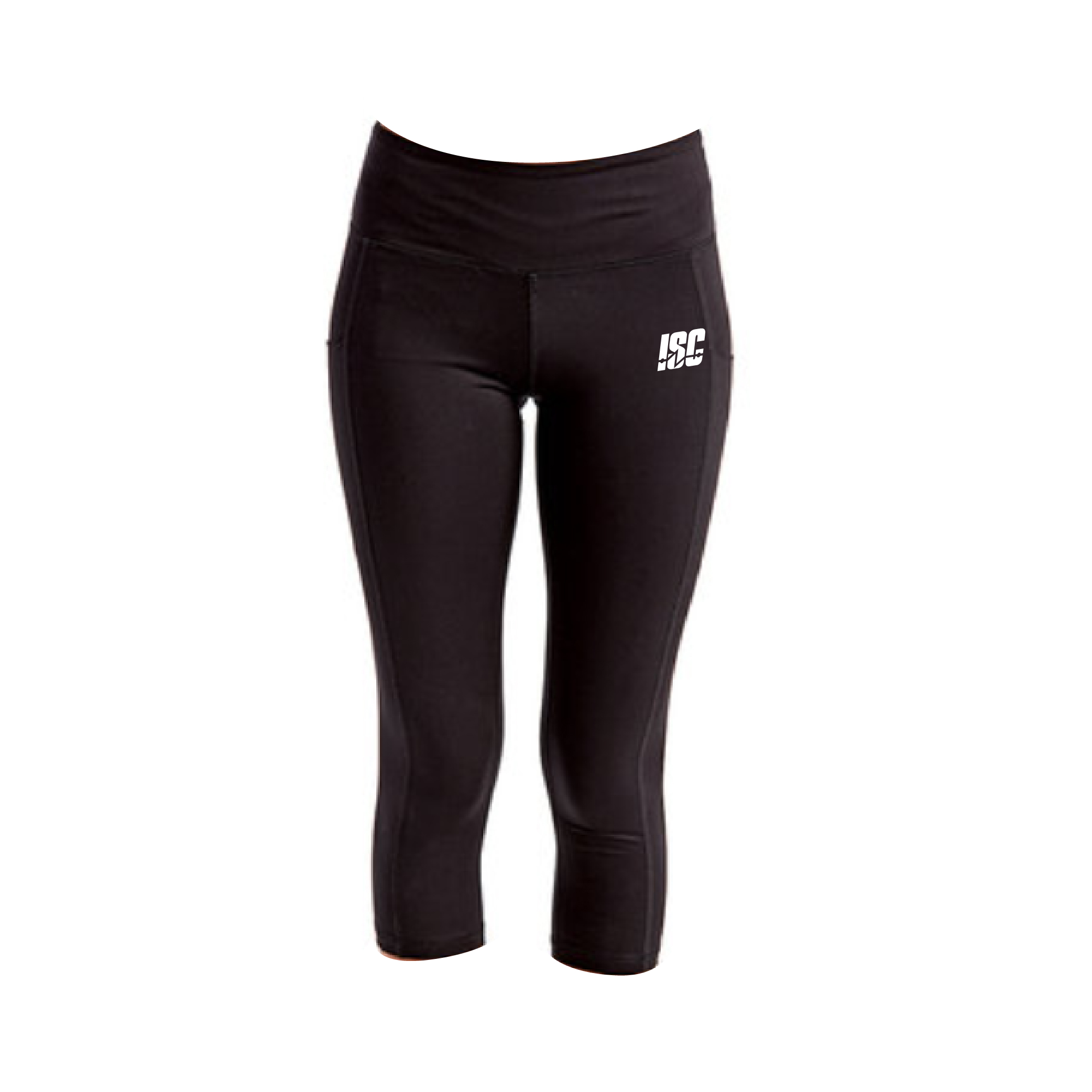 TriDri Ladies' Three-Quarter Performance Leggings - Black